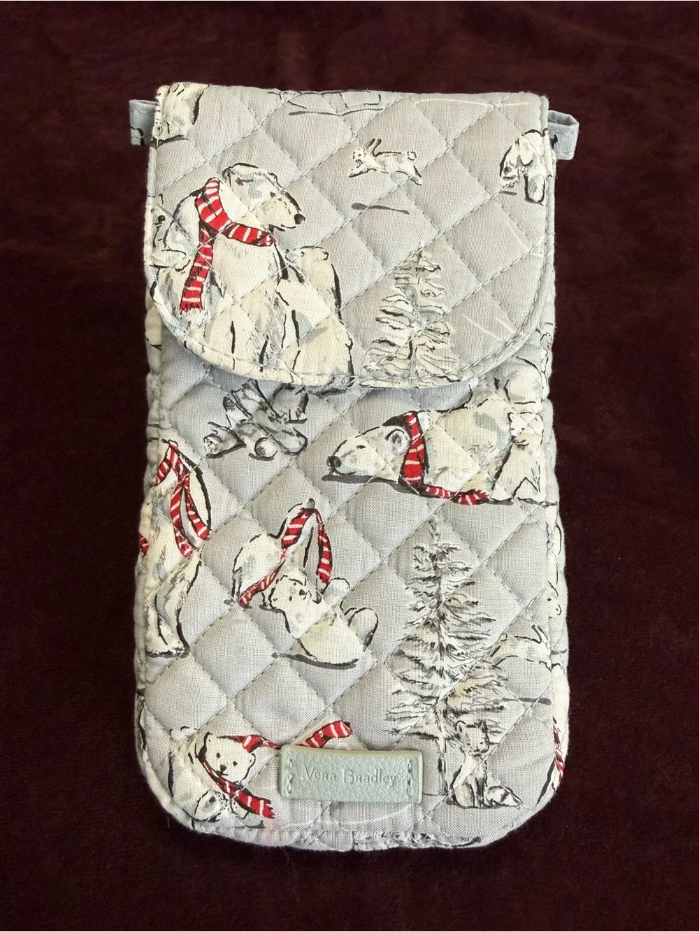 NWT Vera Bradley Quilted Carson Cellphone Crossbody